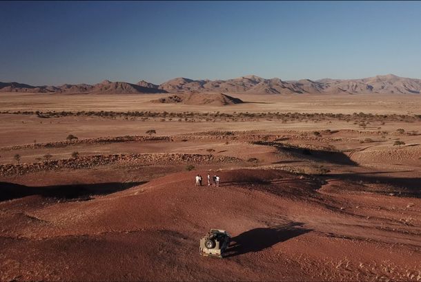 Filmoptagelser i Namibia