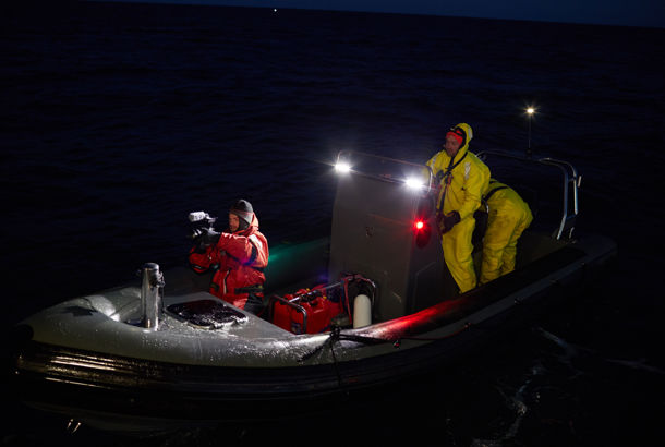 Filmoptagelser på Skagerrak