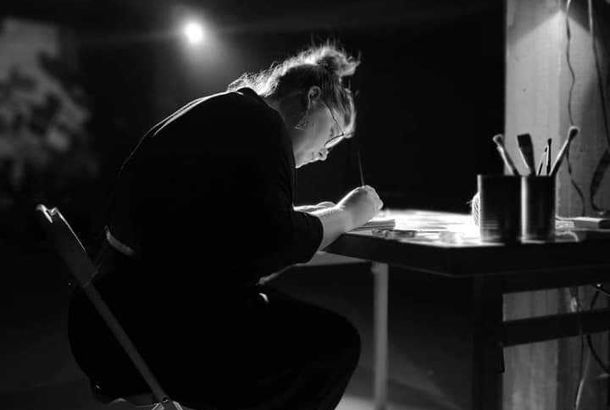 Performance med live-collage 2019