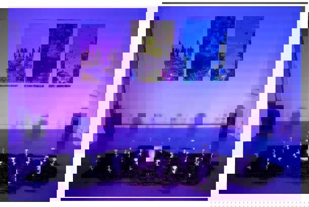 Installationsbillede fra udstillingen "dengang jeg blev mig" 2023 