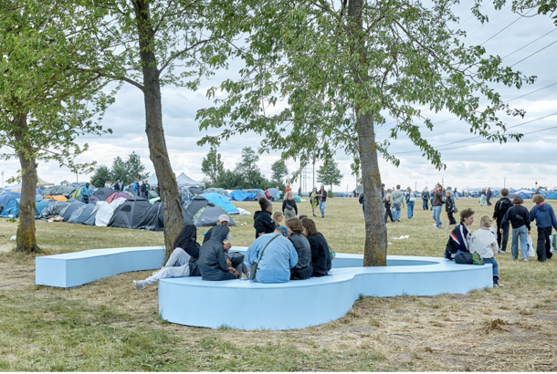 aasj, "circelness", outdoor installation (2023), foto; Jenny Sundby