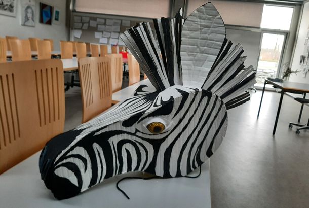 Zebrahoved til musical